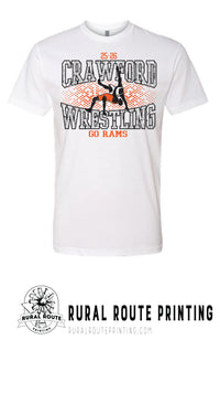 Crawford Wrestling - Shattered - Short Sleeve Tee (6210)