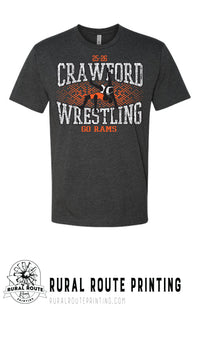 Crawford Wrestling - Shattered - Short Sleeve Tee (6210)