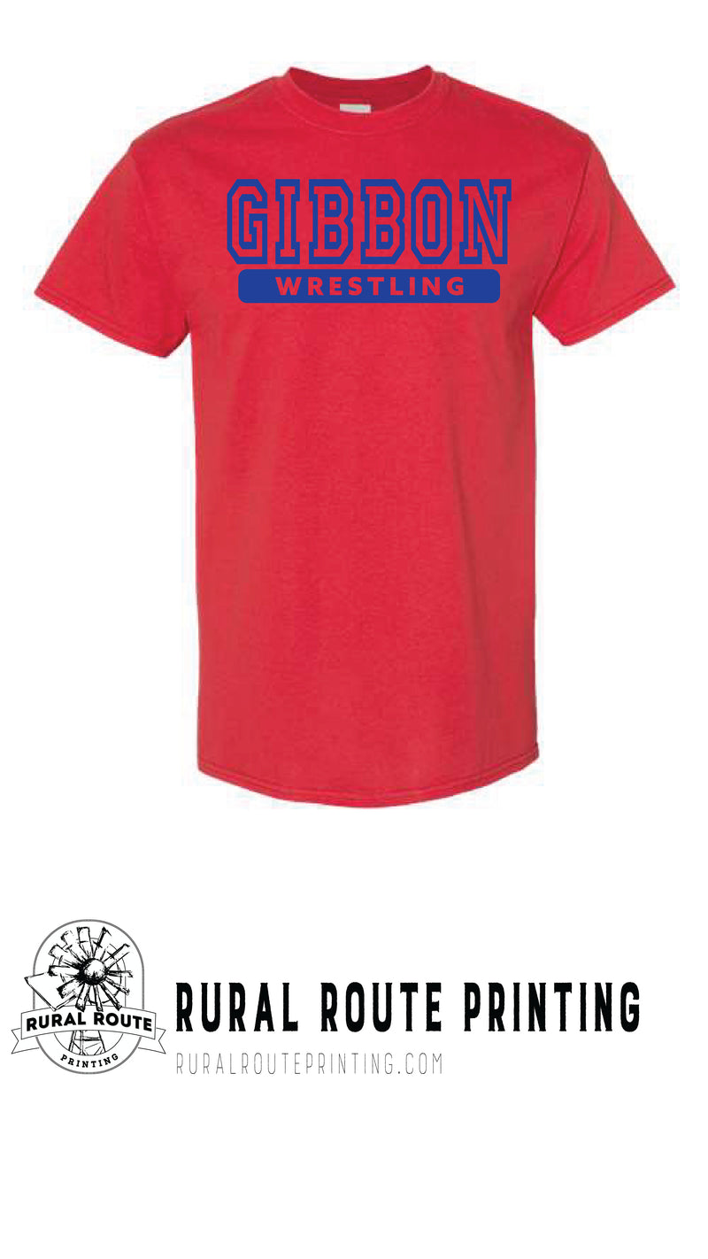 Gibbon Wrestling - Short Sleeve Tee (8000)
