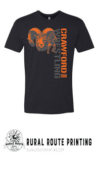 Crawford Wrestling - Wrestling - Short Sleeve Tee (6210)