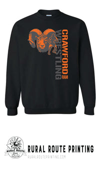Crawford Wrestling - Wrestling - Crew Sweatshirt (18000)