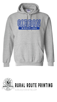 Gibbon Wrestling - Hooded Sweatshirt (18500)