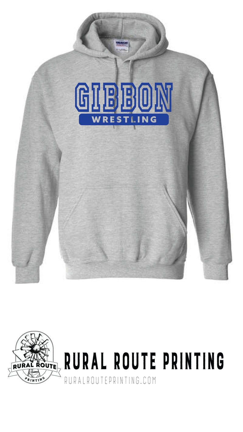 Gibbon Wrestling - Hooded Sweatshirt (18500)