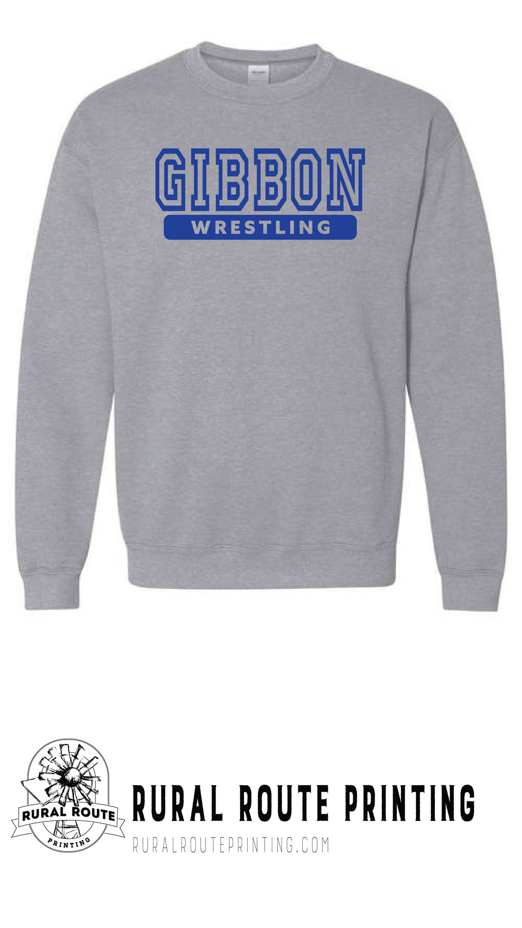 Gibbon Wrestling - Crew Sweatshirt (18000)
