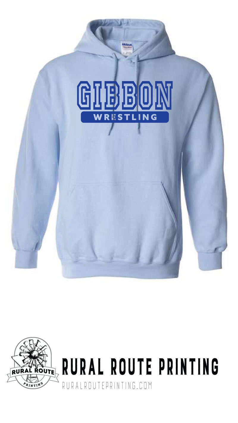 Gibbon Wrestling - Hooded Sweatshirt (18500)