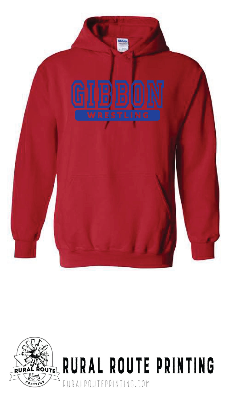 Gibbon Wrestling - Hooded Sweatshirt (18500)
