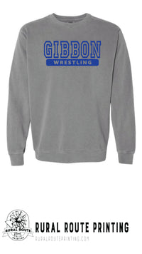 Gibbon Wrestling - Comfort Color Heavy Crew (1566)