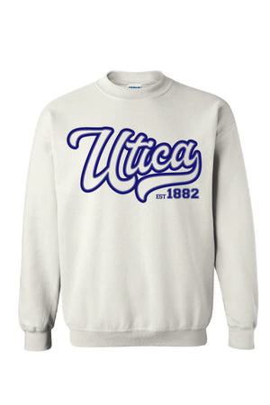 Utica  Vintage Jersey - Gildan Crewneck Sweatshirt (18000)