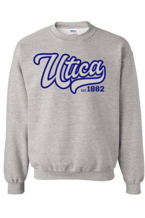 Utica  Vintage Jersey - Gildan Crewneck Sweatshirt (18000)