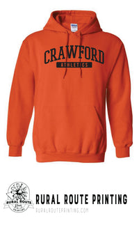 Crawford Wrestling - Athletics - Hooded Sweatshirt (18500)