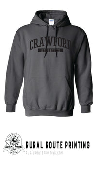 Crawford Wrestling - Athletics - Hooded Sweatshirt (18500)