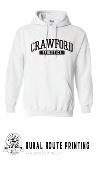 Crawford Wrestling - Athletics - Hooded Sweatshirt (18500)