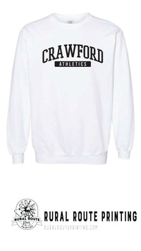 Crawford Wrestling - Athletics - Comfort Color Heavy Crew (1566)