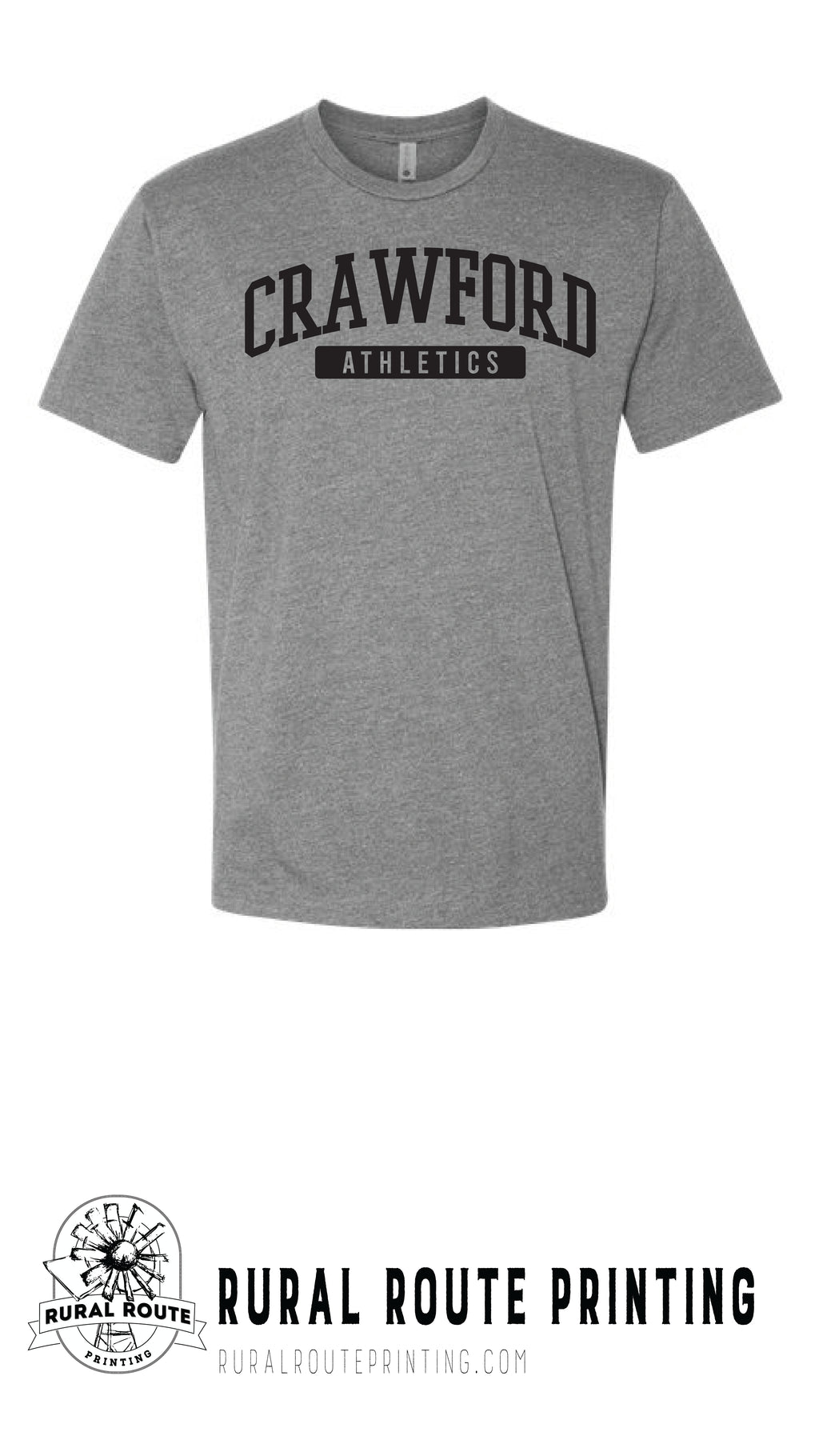 Crawford Wrestling - Athletics - Short Sleeve Tee (6210)