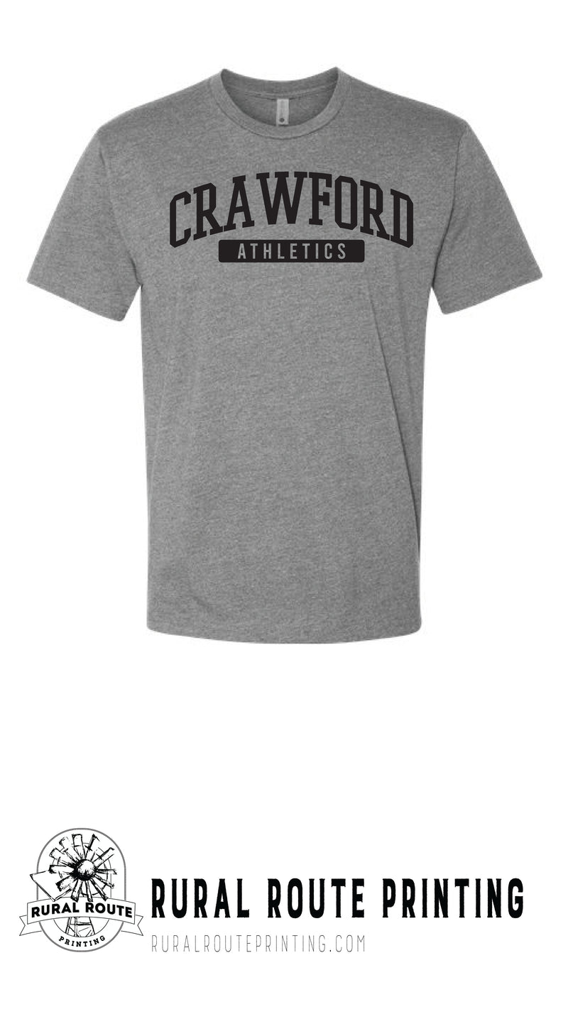 Crawford Wrestling - Athletics - Short Sleeve Tee (6210)