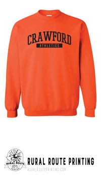 Crawford Wrestling - Athletics - Crew Sweatshirt (18000)