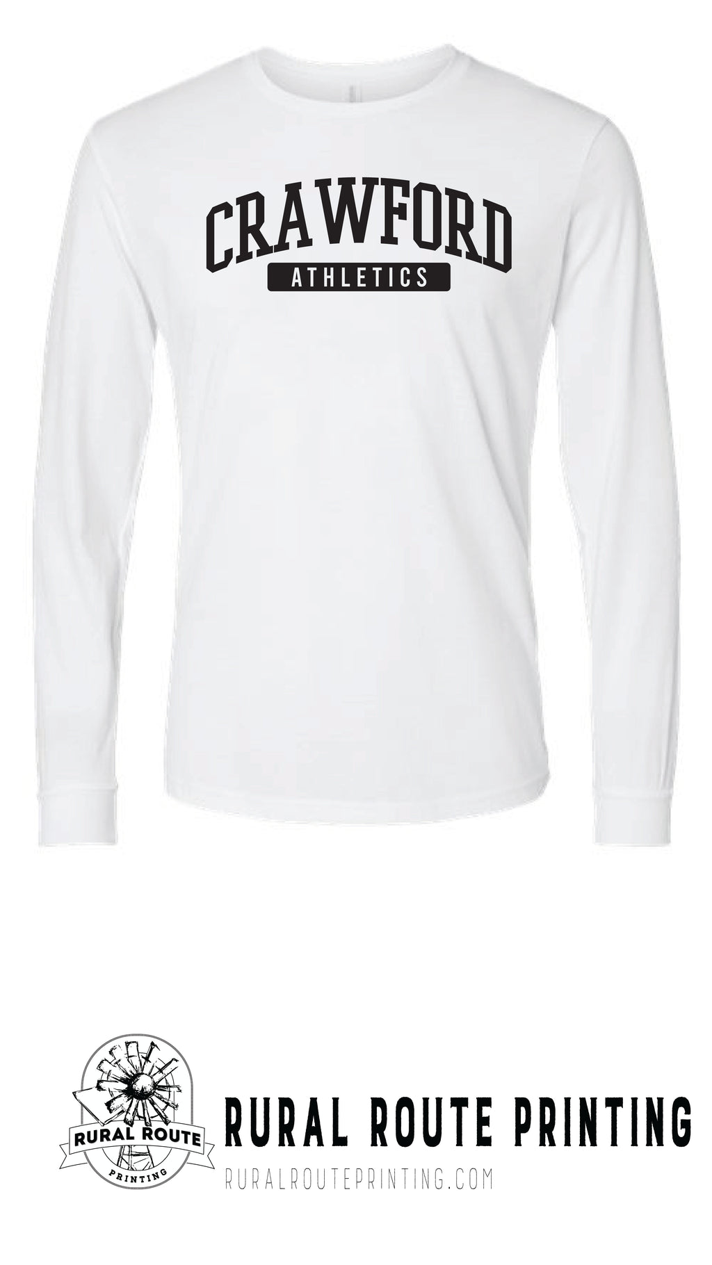 Crawford Wrestling - Athletics - Long Sleeve T-Shirt (6211)