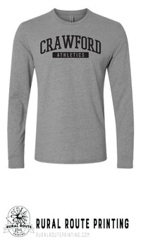 Crawford Wrestling - Athletics - Long Sleeve T-Shirt (6211)