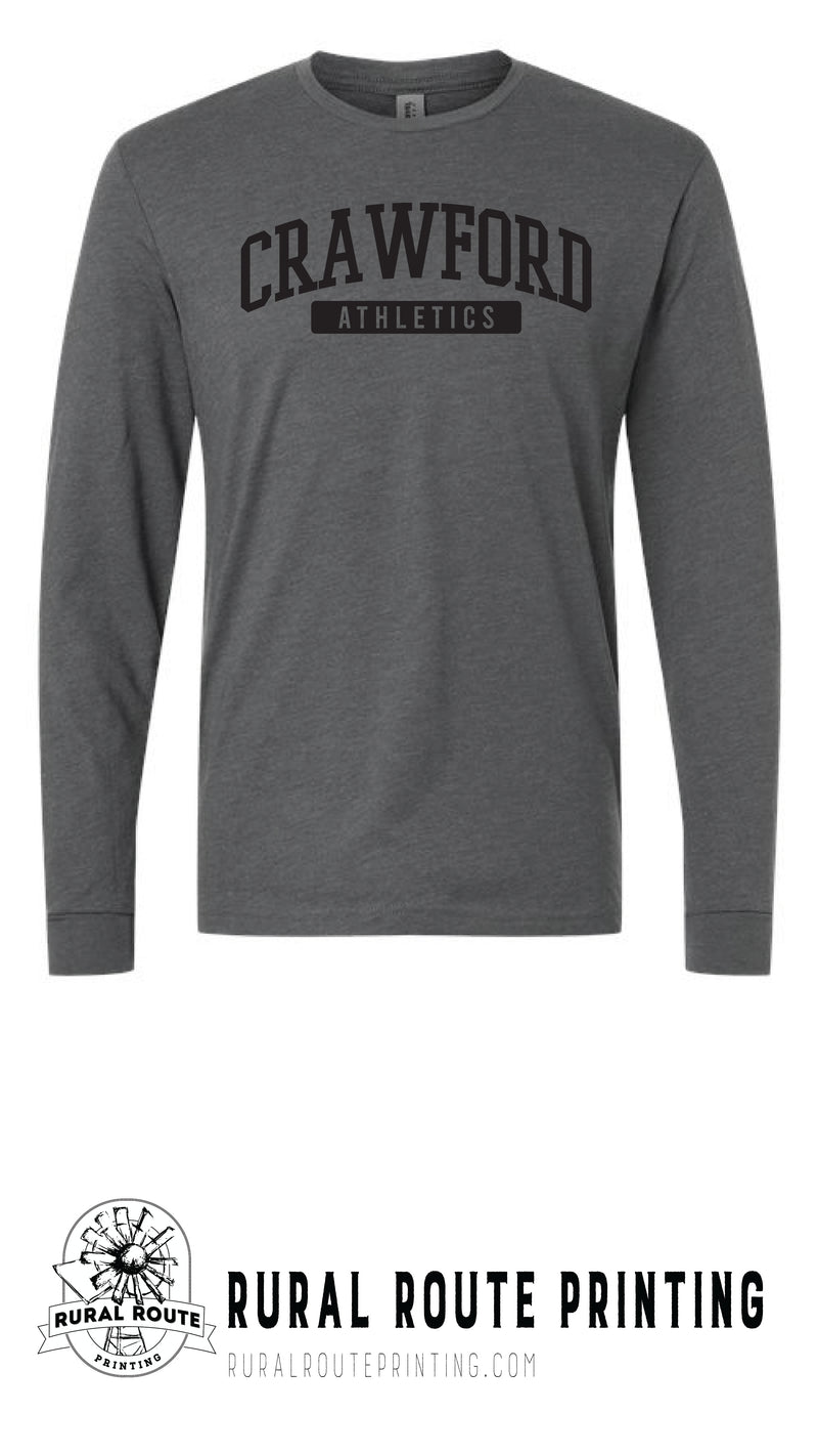 Crawford Wrestling - Athletics - Long Sleeve T-Shirt (6211)