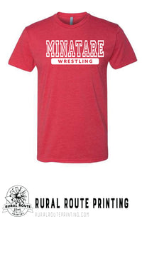 Minatare Wrestling - Athletic - Short Sleeve (6210)