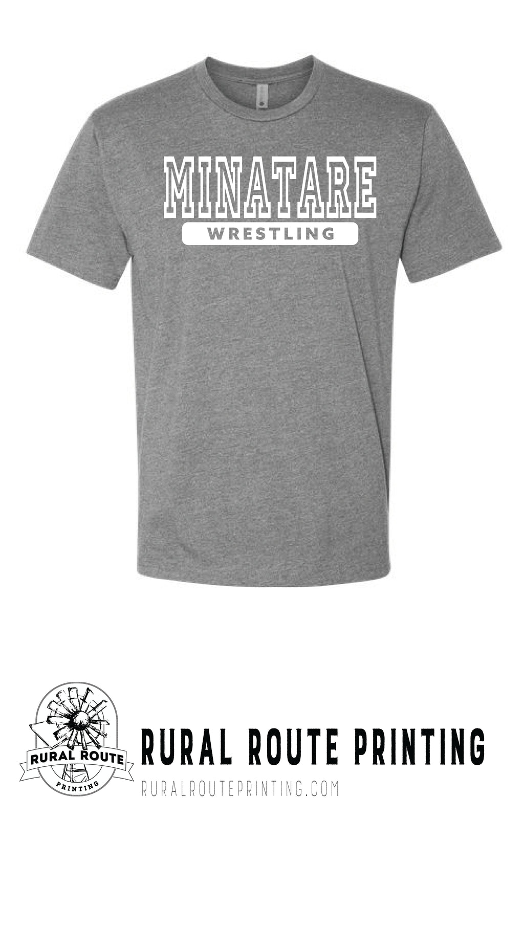 Minatare Wrestling - Athletic - Short Sleeve (6210)