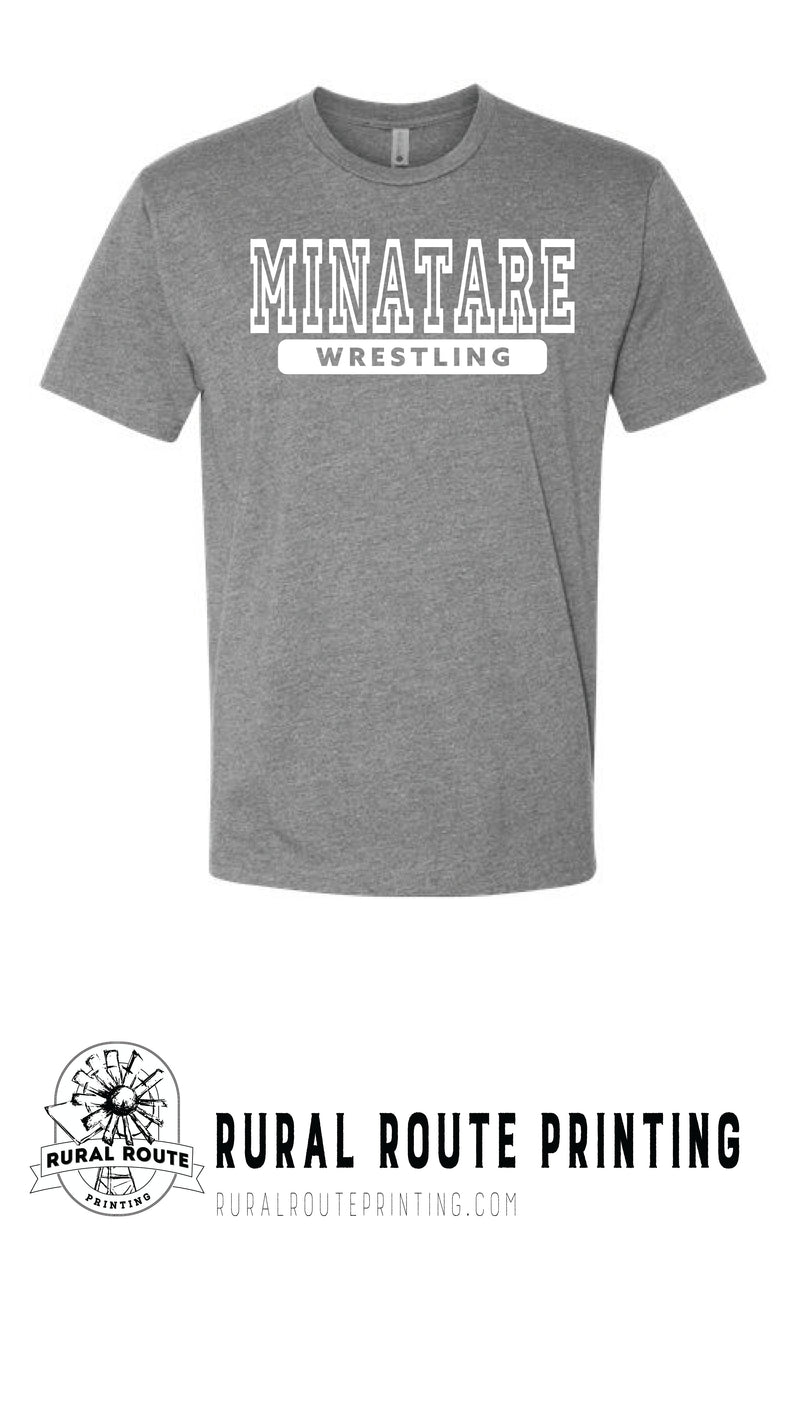 Minatare Wrestling - Athletic - Short Sleeve (6210)