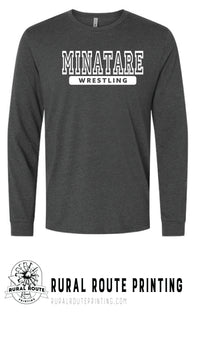 Minatare Wrestling - Athletic - Long Sleeve Tee (6211)