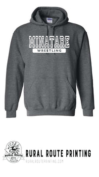 Minatare Wrestling - Athletic - Hooded Sweatshirt (18500)