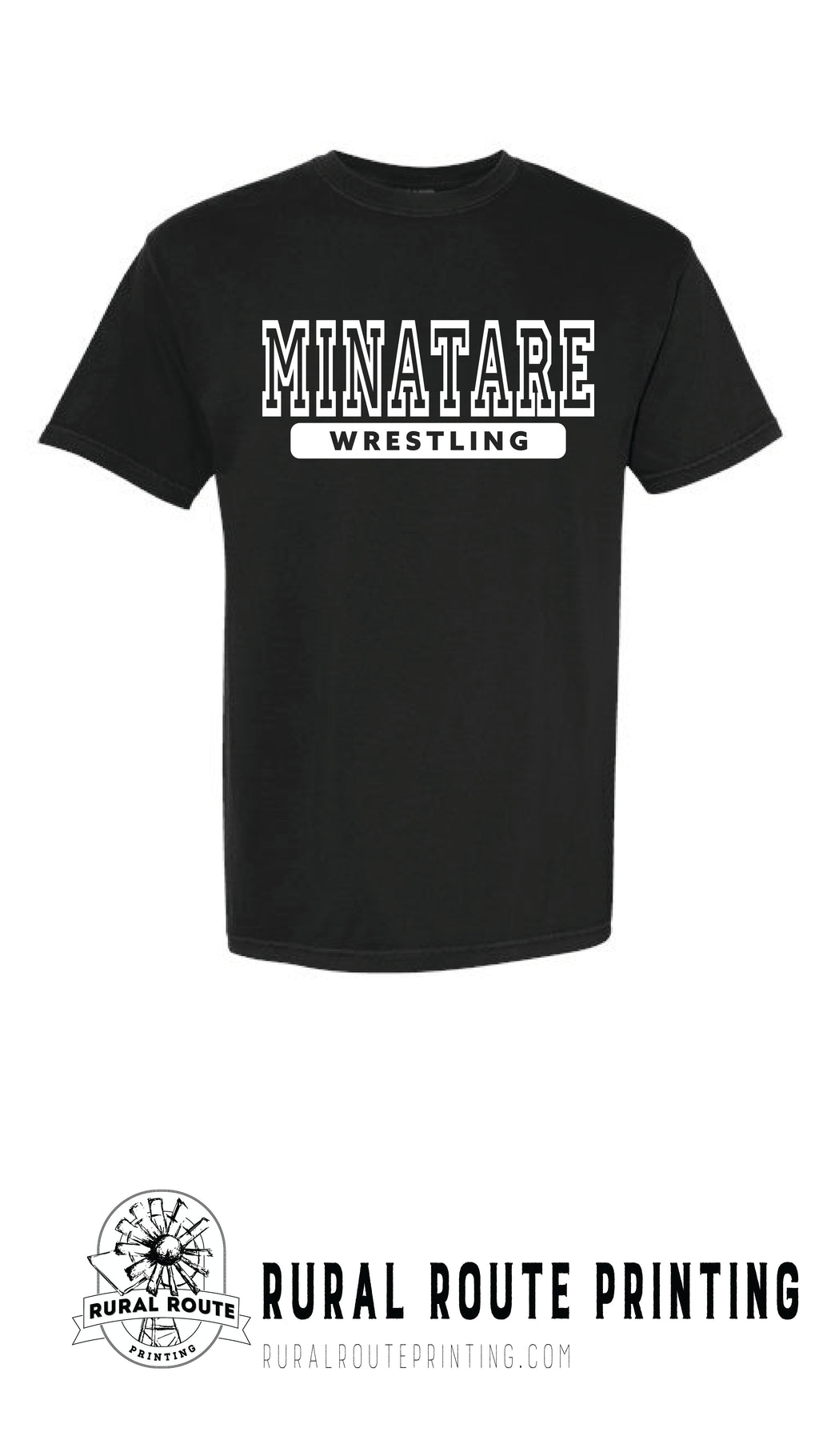 Minatare Wrestling - Athletic - Short Sleeve (6210)