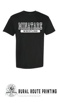 Minatare Wrestling - Athletic - Comfort Color Short Sleeve