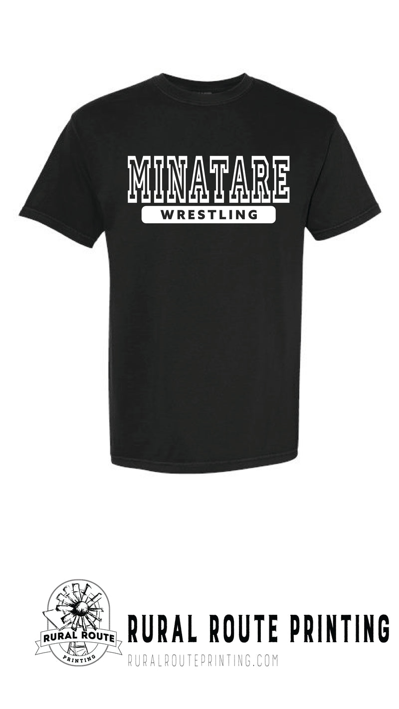 Minatare Wrestling - Athletic - Comfort Color Short Sleeve