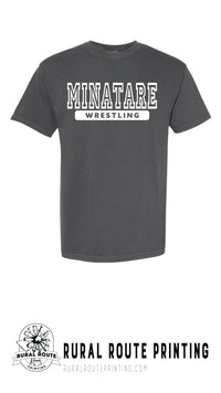 Minatare Wrestling - Athletic - Comfort Color Short Sleeve