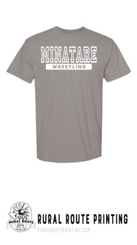 Minatare Wrestling - Athletic - Comfort Color Short Sleeve