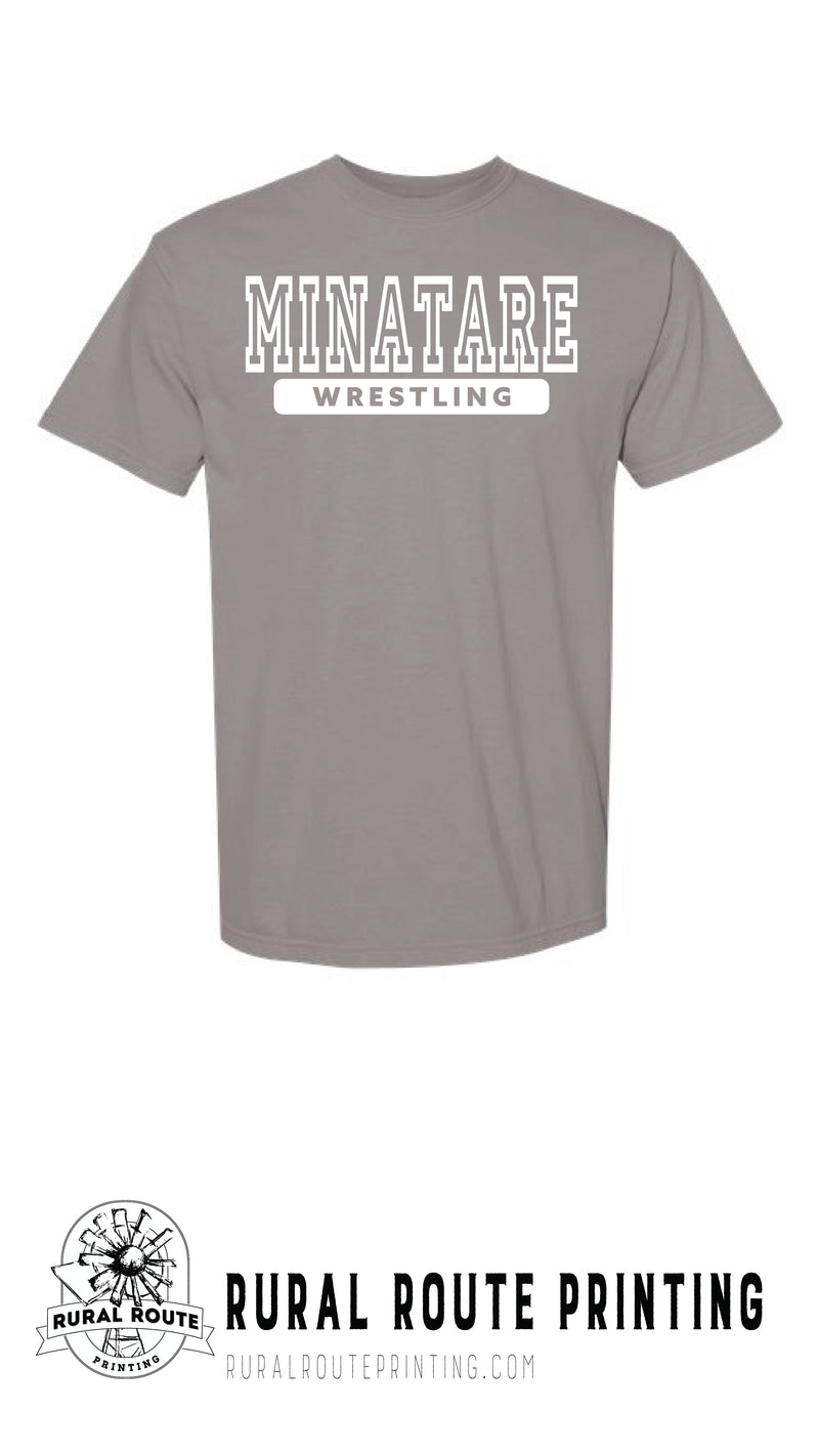 Minatare Wrestling - Athletic - Comfort Color Short Sleeve
