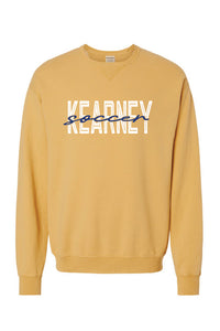 Kearney Soccer - Script - Comfort Color Heavy Crew (1566)