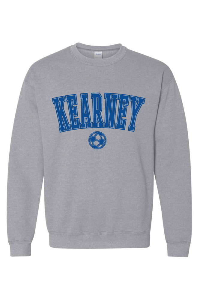 Kearney Soccer - Arched - Crew Sweatshirt (18000)