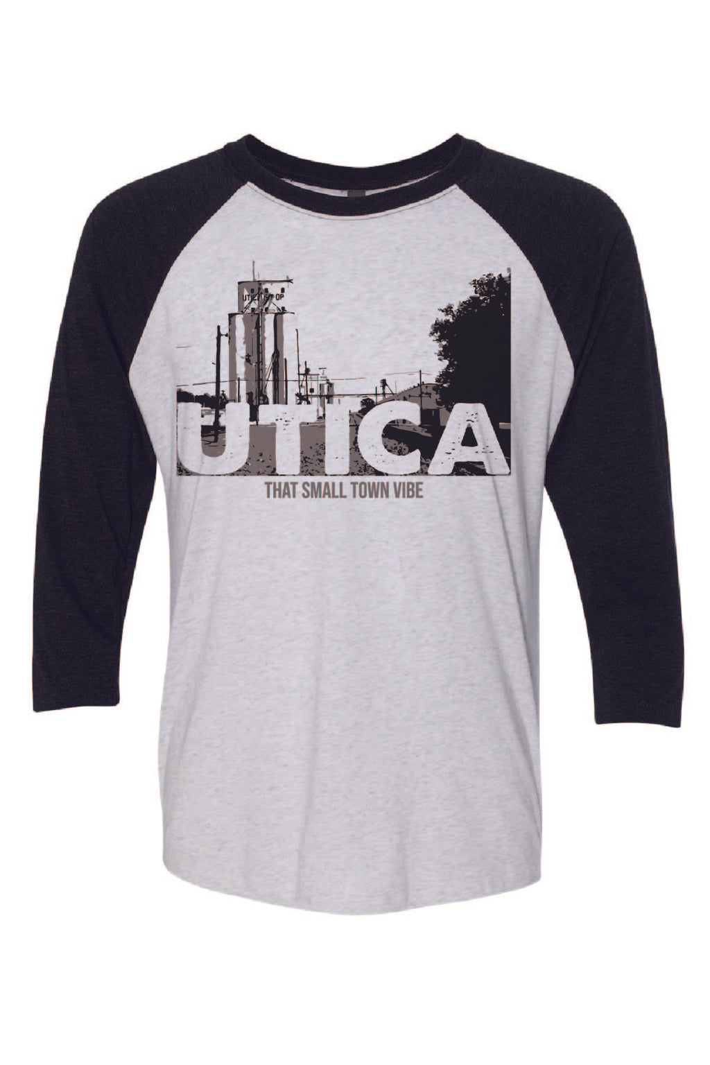 Utica Small Town Vibes - 3/4 Sleeve
