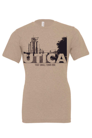 Utica Small Town Vibes - Short Sleeve T-Shirt (3001CVC)