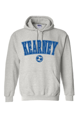Kearney Soccer - Arched - Hooded Sweatshirt (18500)