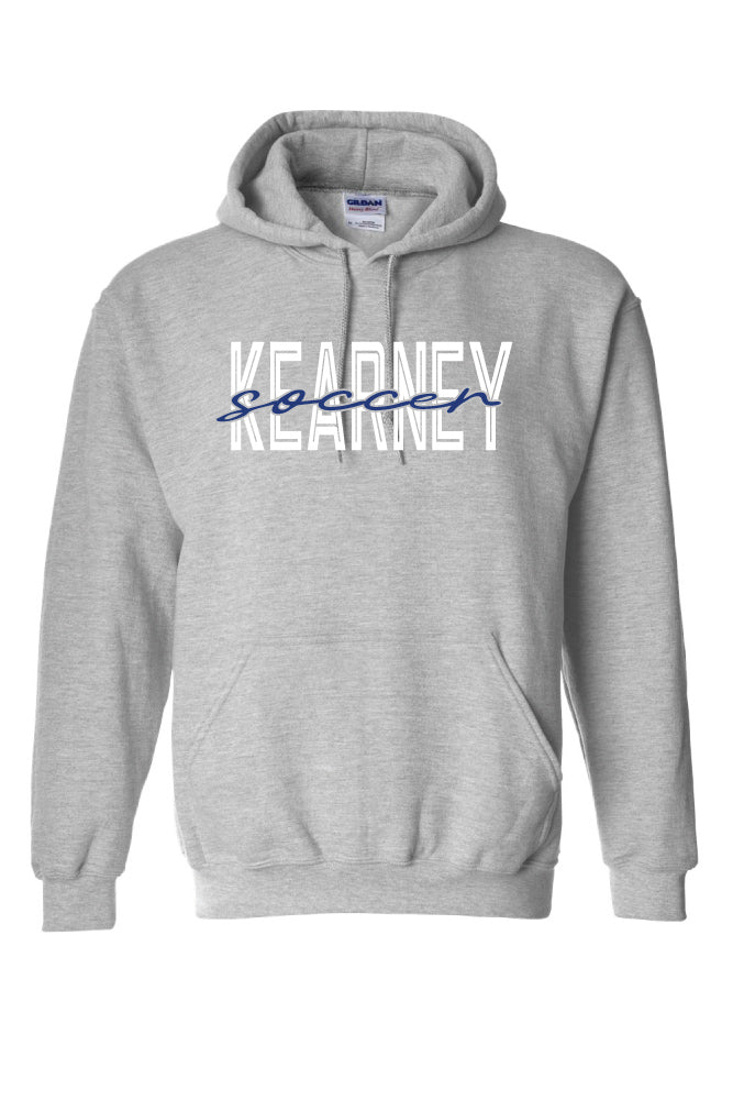 Kearney Soccer - Script - Hooded Sweatshirt (18500)