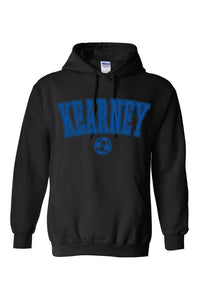 Kearney Soccer - Arched - Hooded Sweatshirt (18500)