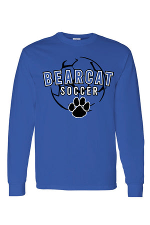 Kearney Soccer - Sketched - Long Sleeve T-Shirt (5400)