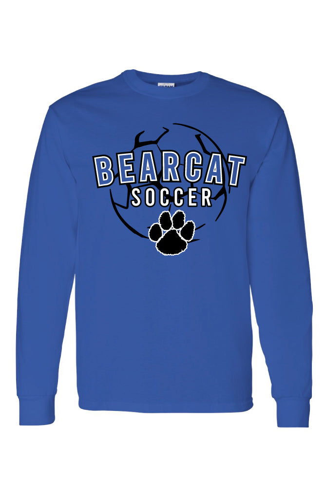 Kearney Soccer - Sketched - Long Sleeve T-Shirt (5400)