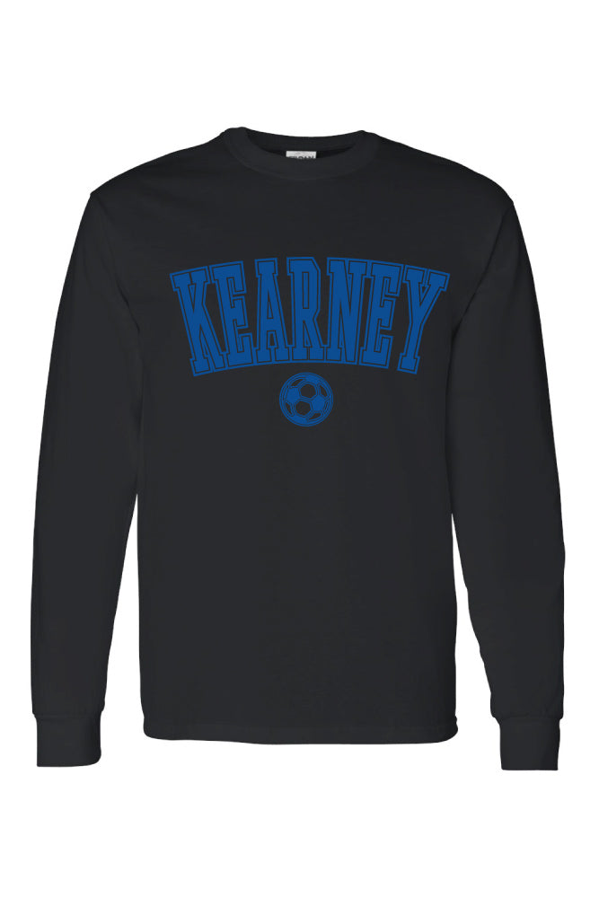Kearney Soccer - Arched - Long Sleeve T-Shirt (5400)