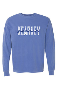 Kearney Soccer - Script - Comfort Color Heavy Long Sleeve Tee (6014)
