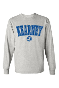 Kearney Soccer - Arched - Long Sleeve T-Shirt (5400)