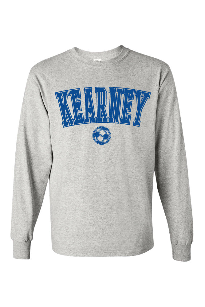 Kearney Soccer - Arched - Long Sleeve T-Shirt (5400)