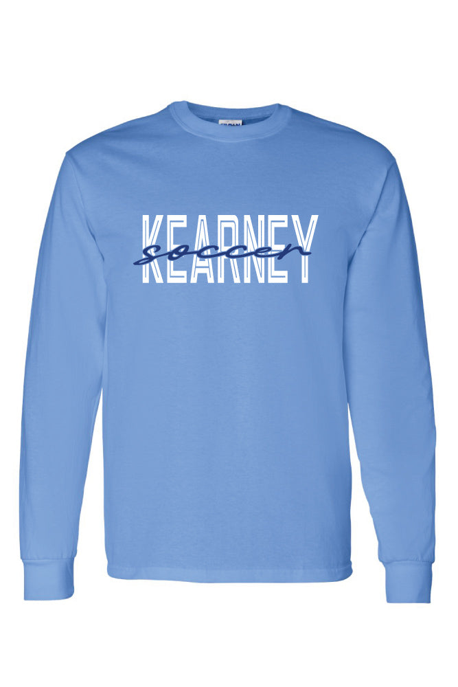 Kearney Soccer - Script - Long Sleeve T-Shirt (5400)
