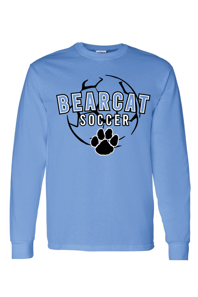 Kearney Soccer - Sketched - Long Sleeve T-Shirt (5400)