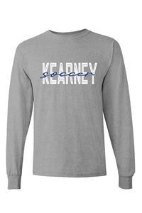 Kearney Soccer - Script - Long Sleeve T-Shirt (5400)